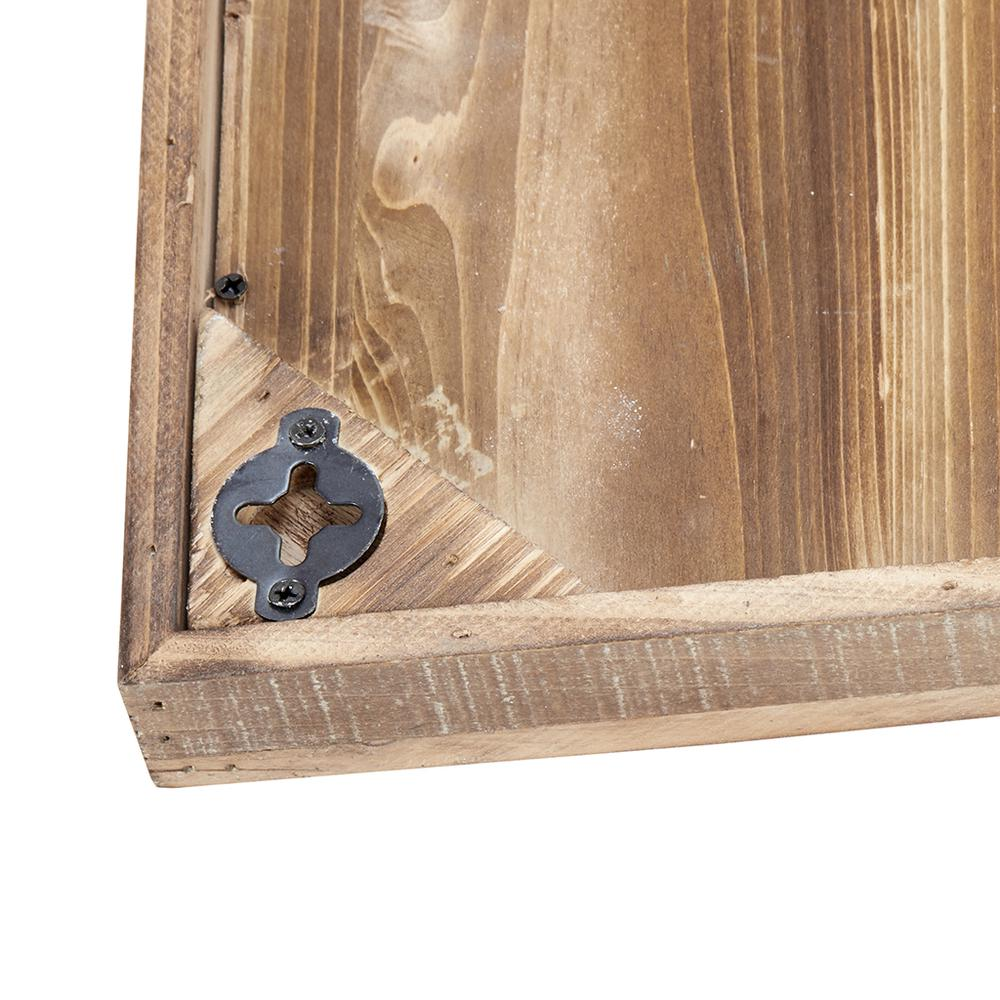 Natural Mandal Carved and Painted Multi-panel Wooden Home Décor (Set of 3 Panels)