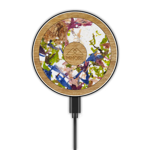 15W Fast Wireless Charger (Organic and Wood Materials)
