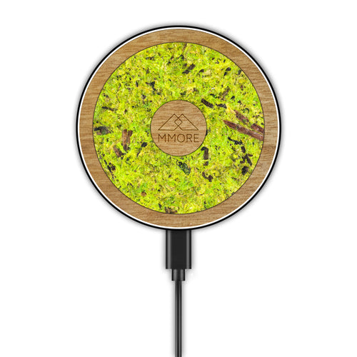 15W Fast Wireless Charger (Organic and Wood Materials)