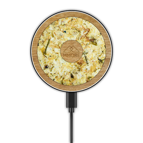 15W Fast Wireless Charger (Organic and Wood Materials)