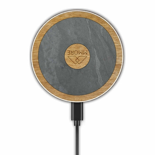 15W Fast Wireless Charger (Organic and Wood Materials)