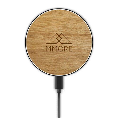 15W Fast Wireless Charger (Organic and Wood Materials)