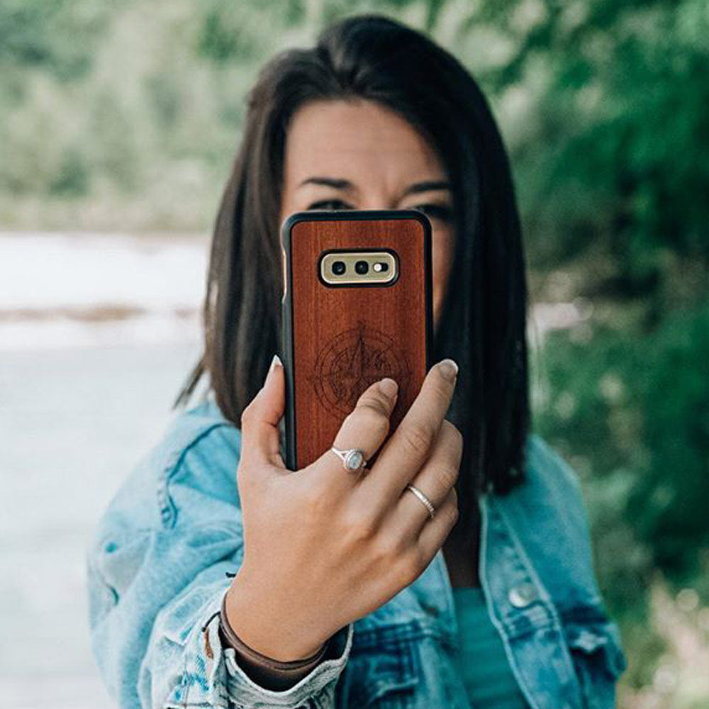 "Compass" Wooden Phone Case
