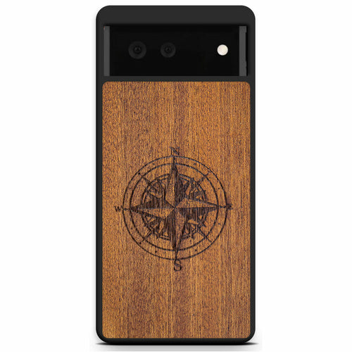 "Compass" Wooden Phone Case
