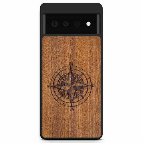 "Compass" Wooden Phone Case