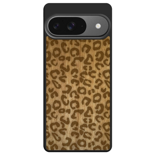 Cheetah Print Wooden Phone Case