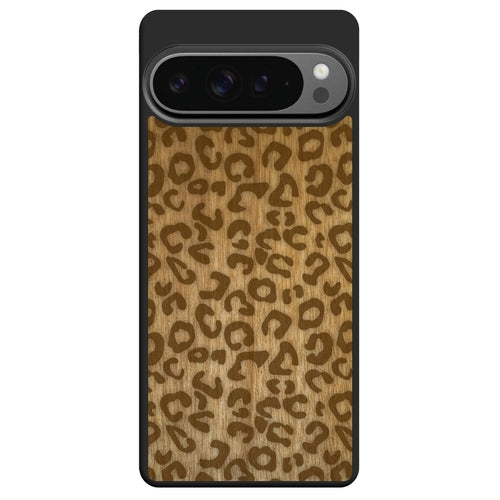 Cheetah Print Wooden Phone Case