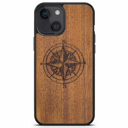 "Compass" Wooden Phone Case