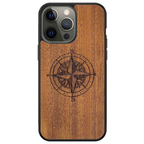 "Compass" Wooden Phone Case