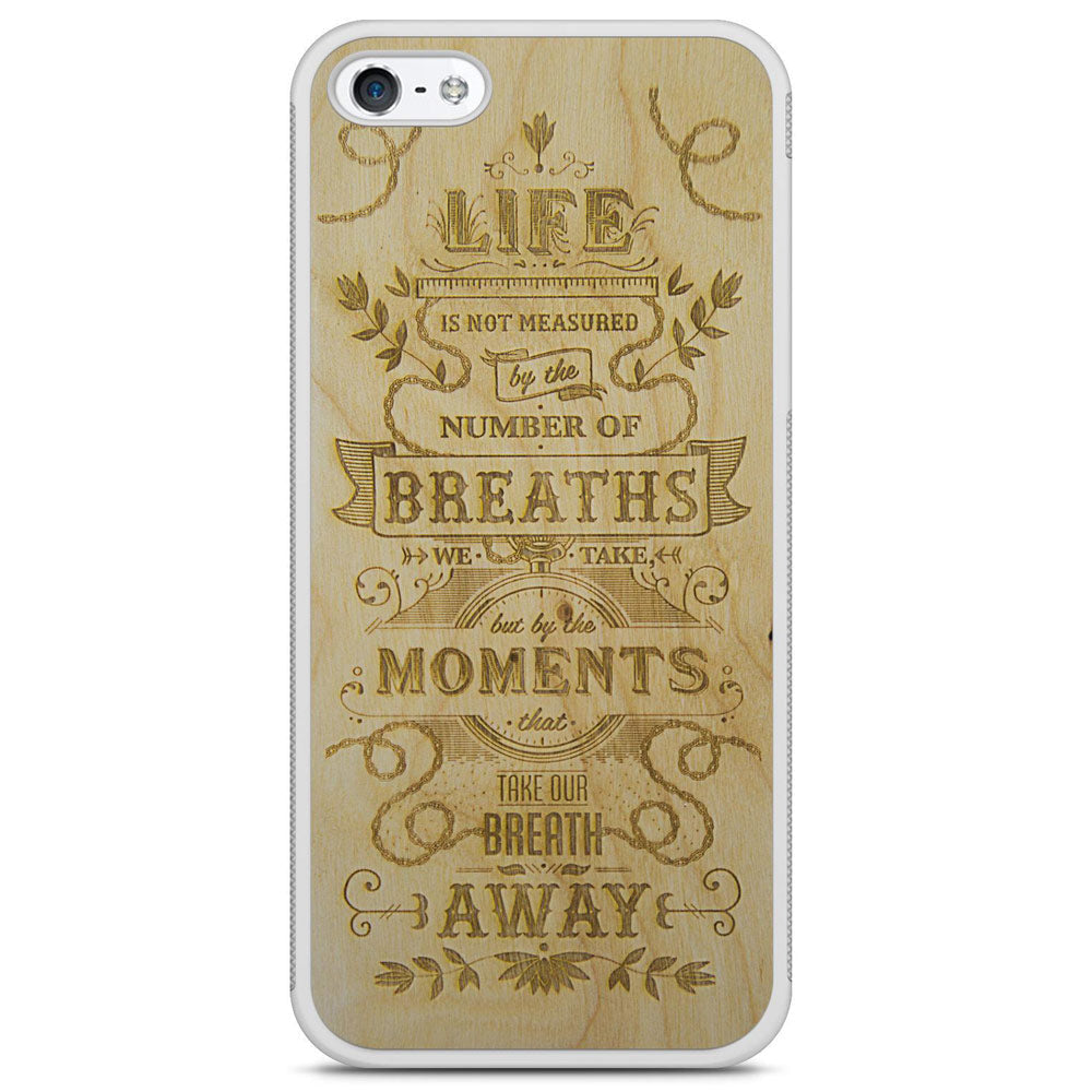 "The Meaning of Life" Wooden Phone Case
