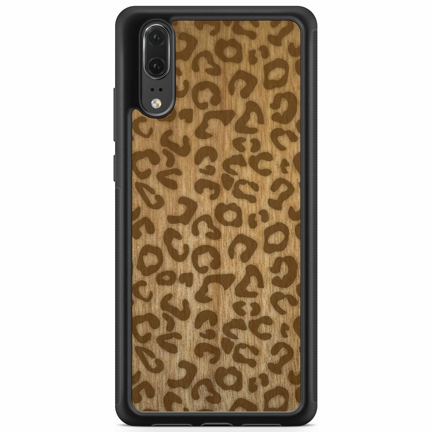 Cheetah Print Wooden Phone Case