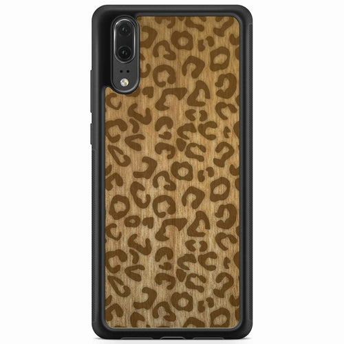 Cheetah Print Wooden Phone Case