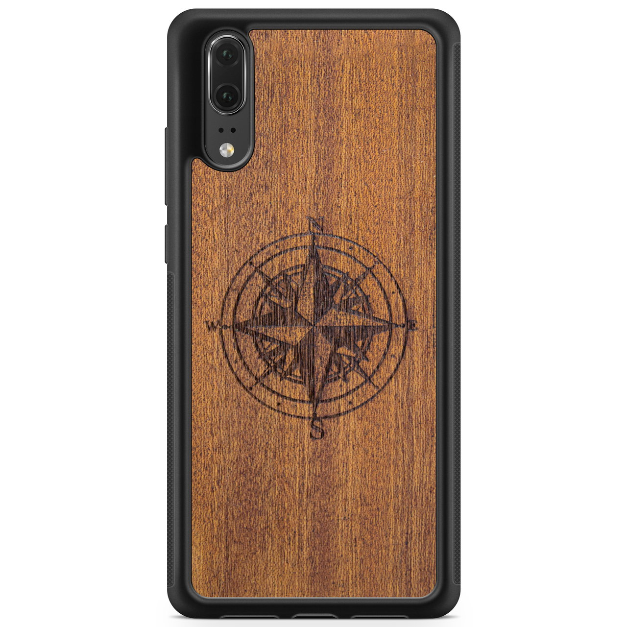 "Compass" Wooden Phone Case