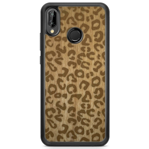Cheetah Print Wooden Phone Case