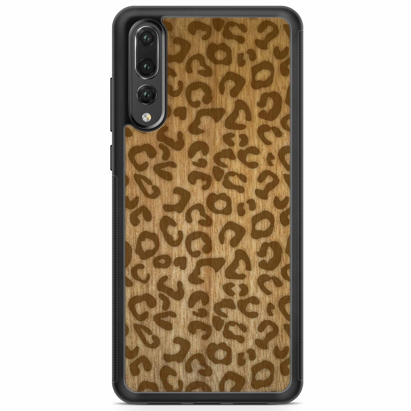 Cheetah Print Wooden Phone Case