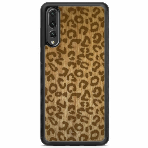 Cheetah Print Wooden Phone Case