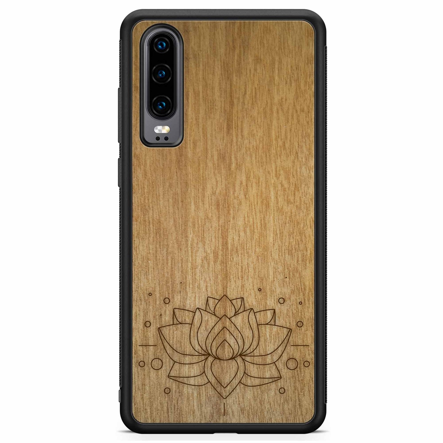 "Lotus Flower" Wooden Phone Case