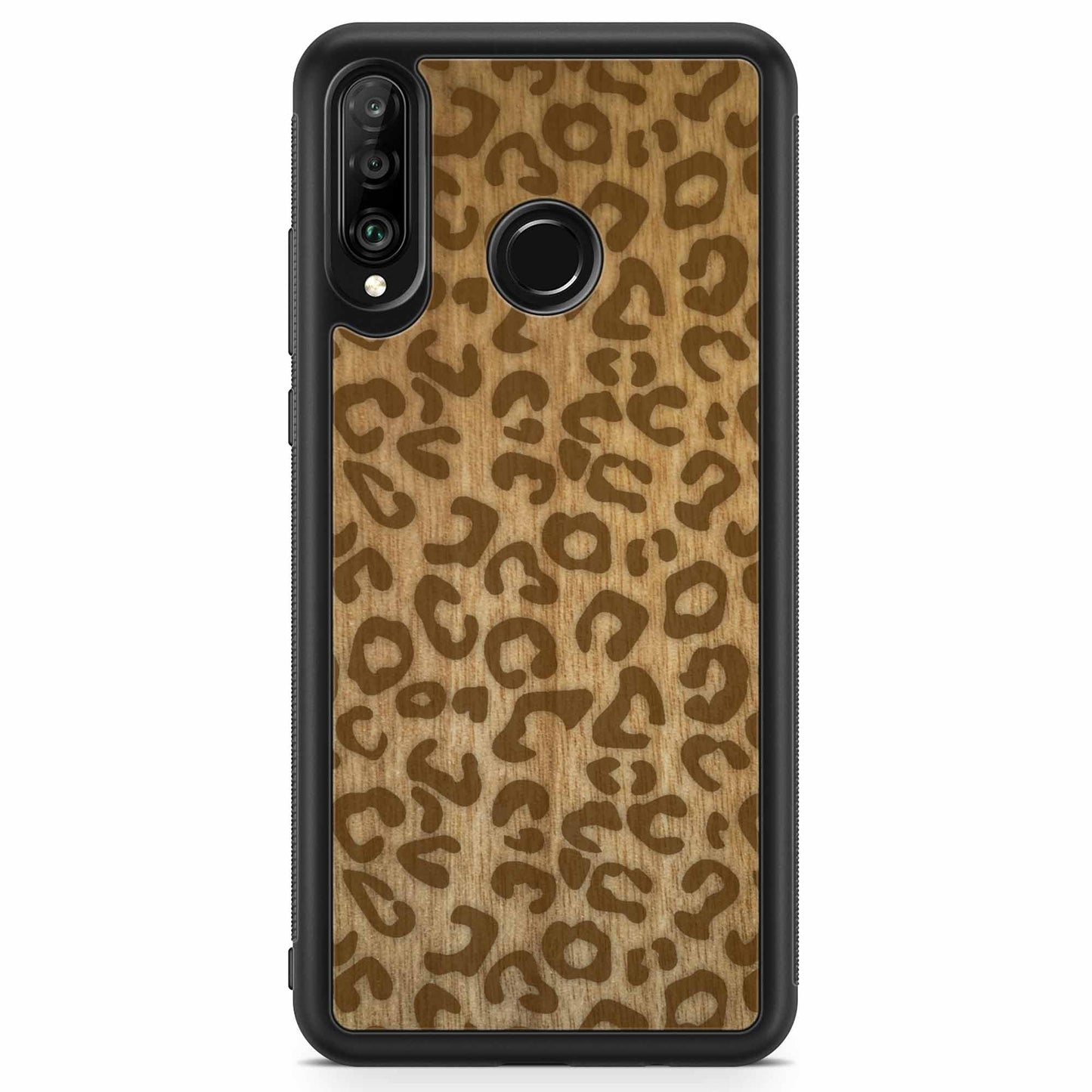 Cheetah Print Wooden Phone Case