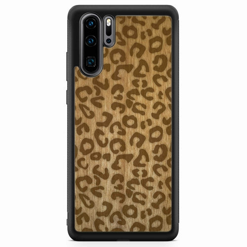 Cheetah Print Wooden Phone Case