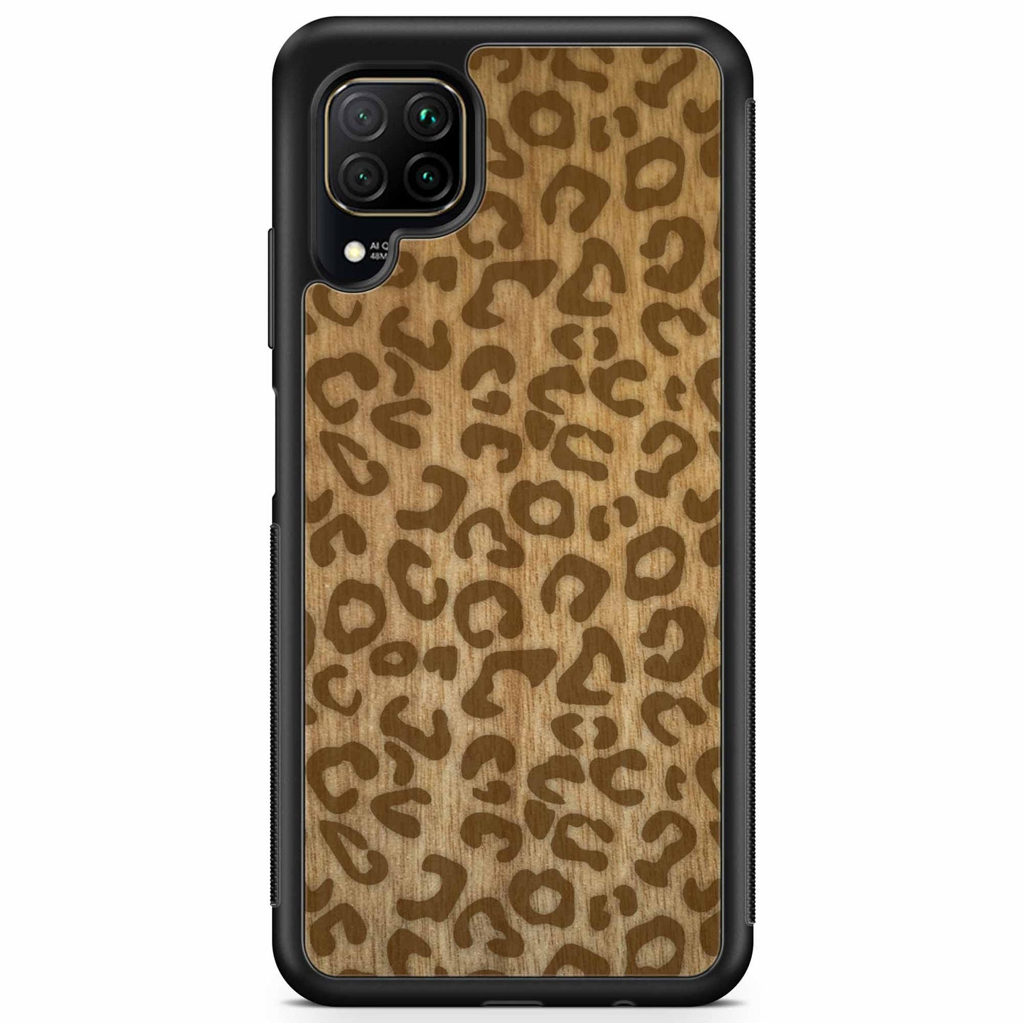 Cheetah Print Wooden Phone Case