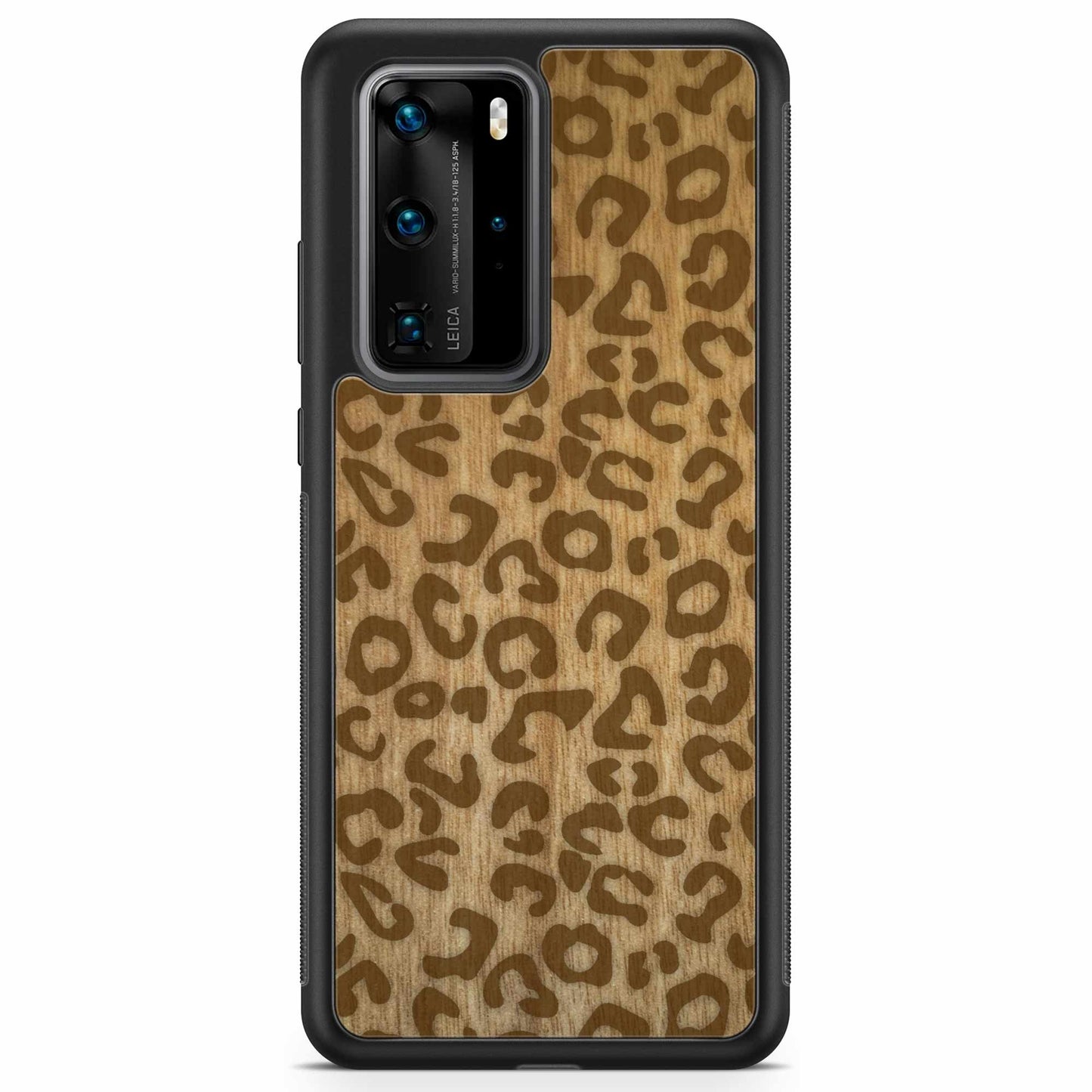 Cheetah Print Wooden Phone Case