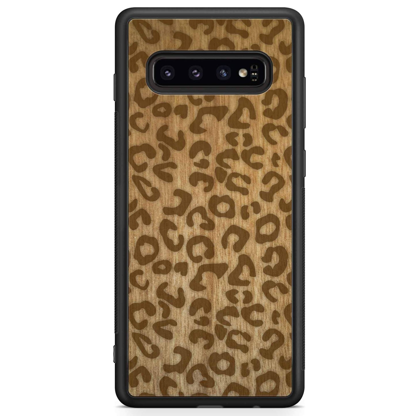 Cheetah Print Wooden Phone Case