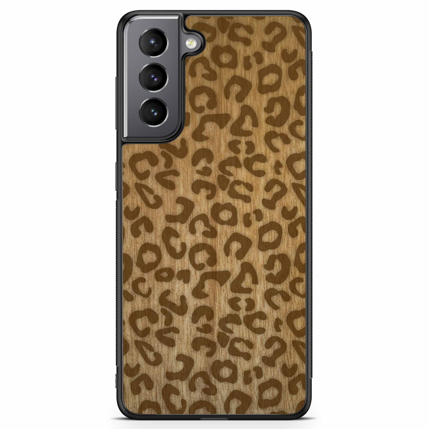 Cheetah Print Wooden Phone Case