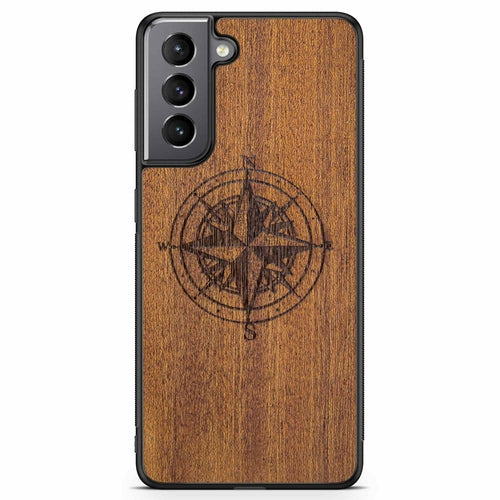 "Compass" Wooden Phone Case