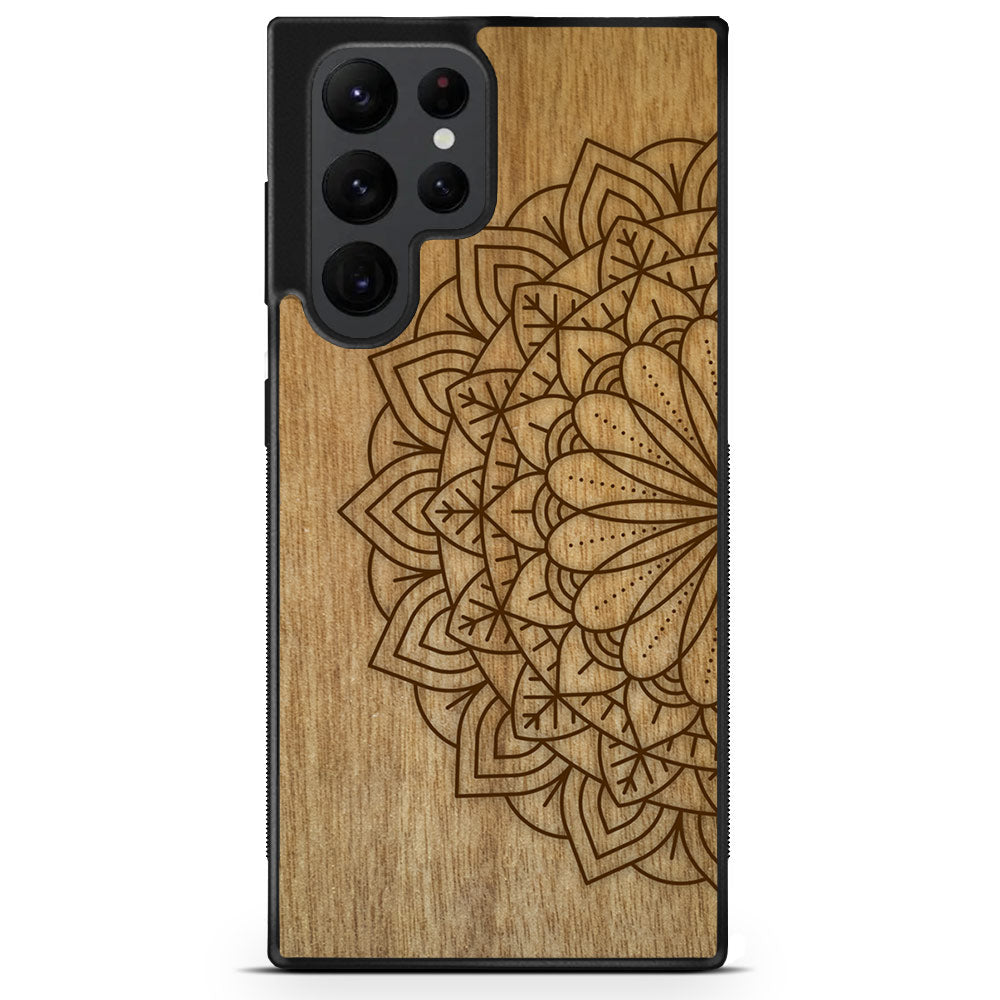 "Mandala" Wooden Phone Case