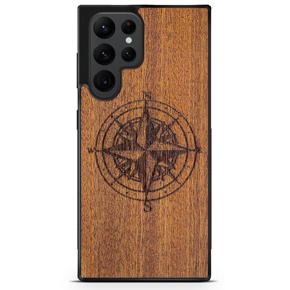 "Compass" Wooden Phone Case
