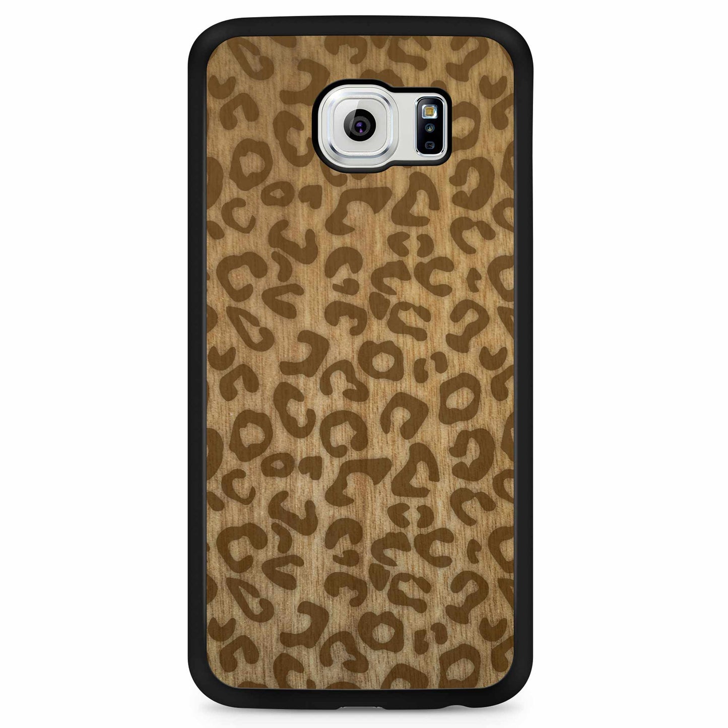 Cheetah Print Wooden Phone Case