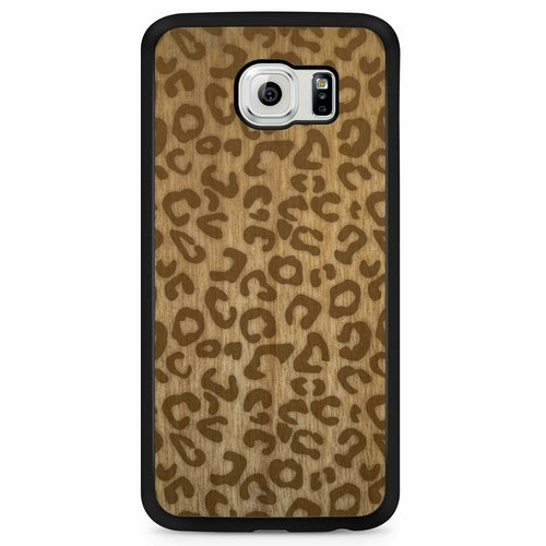 Cheetah Print Wooden Phone Case
