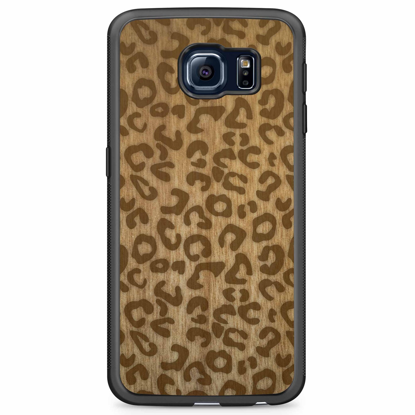 Cheetah Print Wooden Phone Case