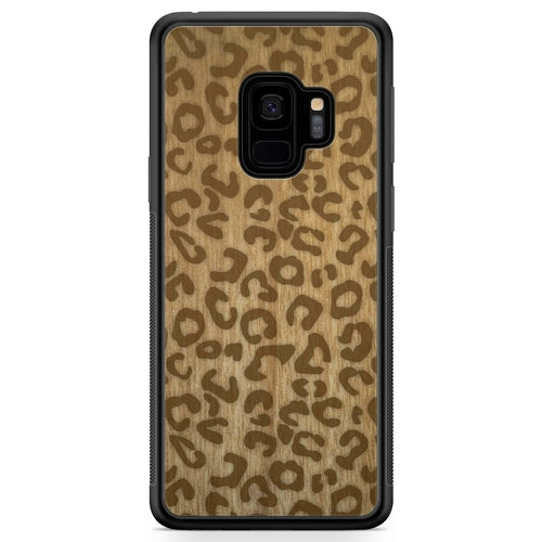 Cheetah Print Wooden Phone Case