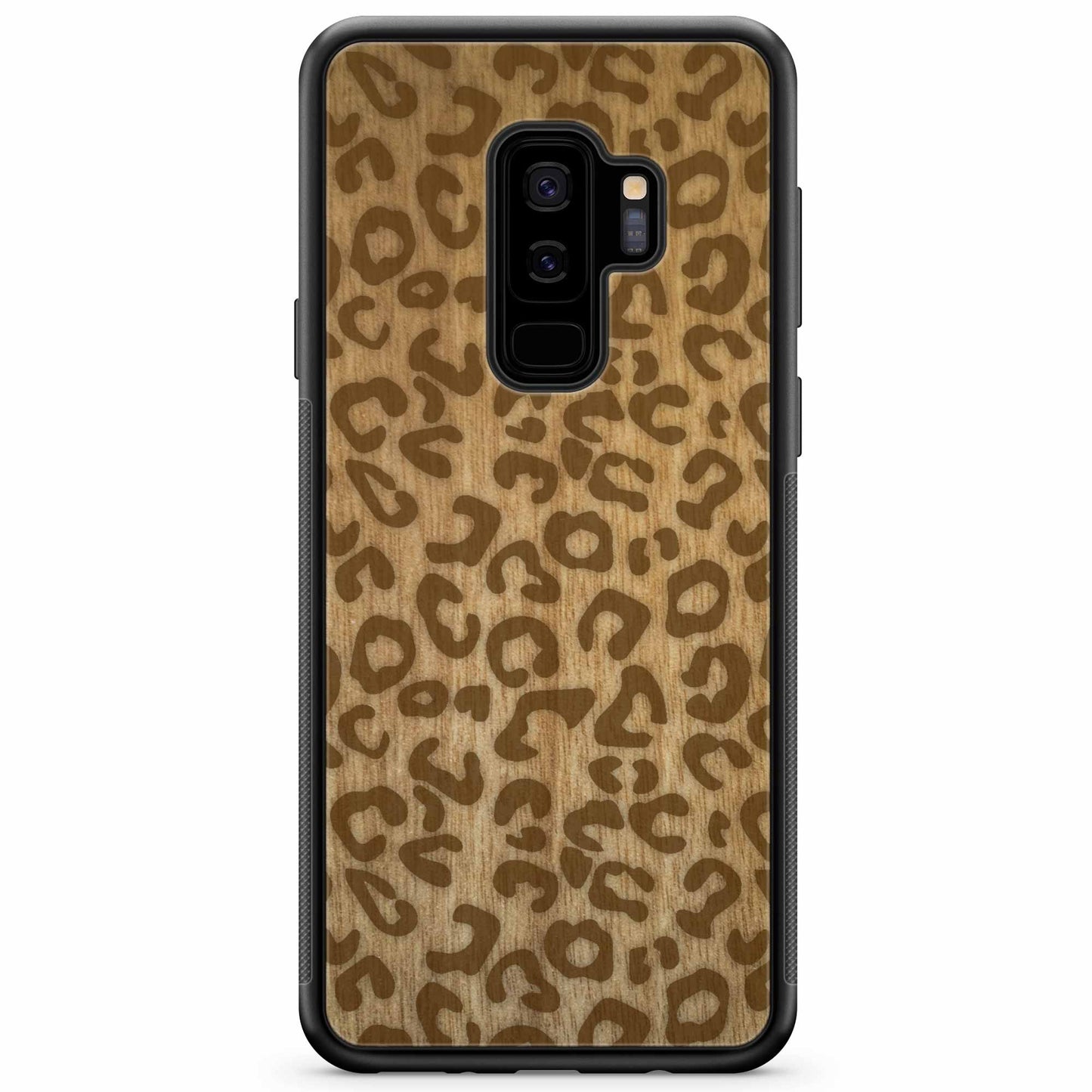 Cheetah Print Wooden Phone Case