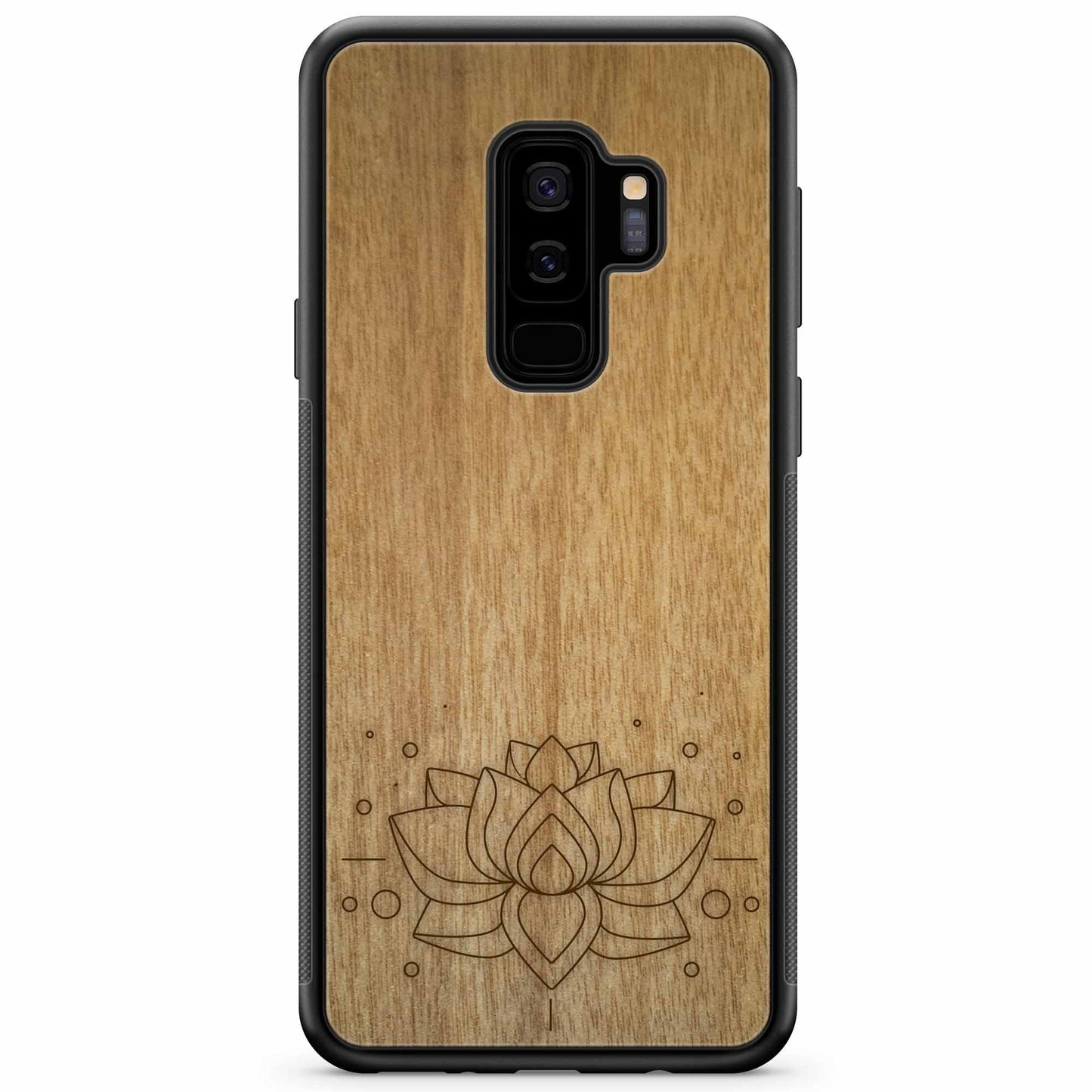 "Lotus Flower" Wooden Phone Case