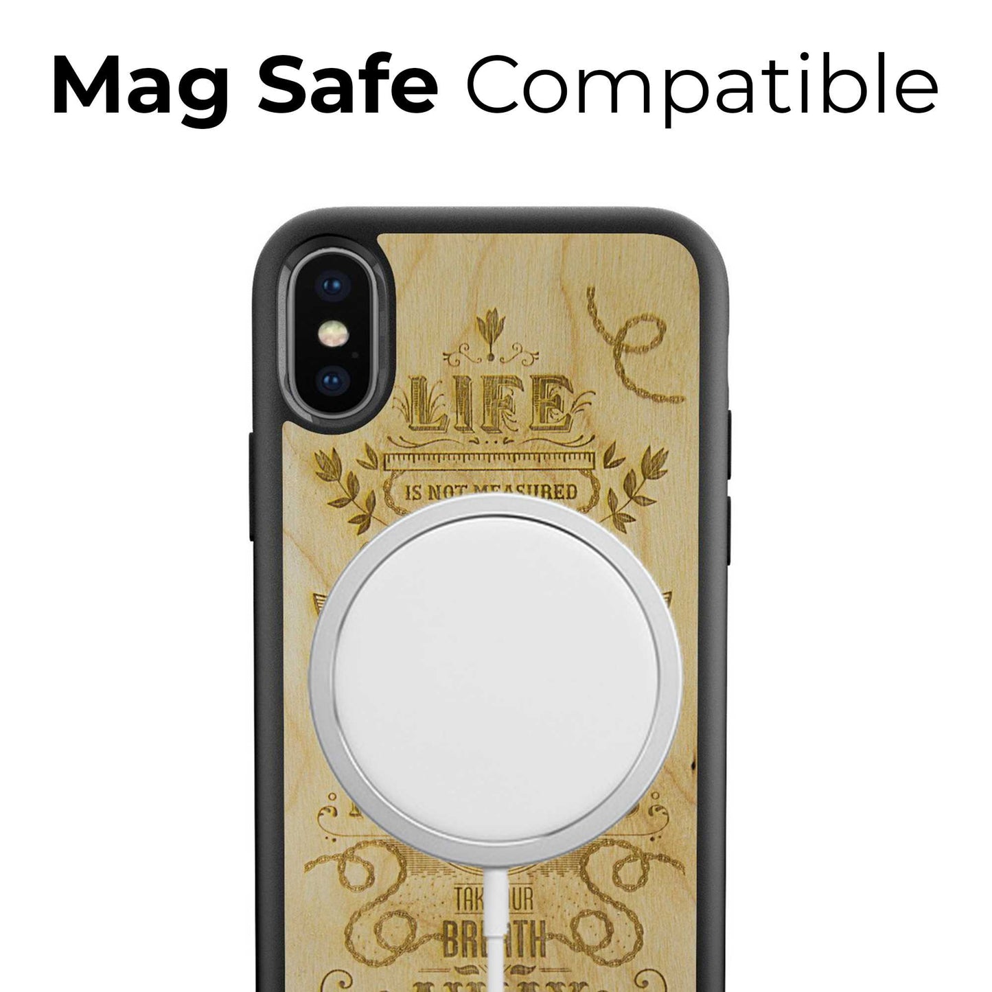 "The Meaning of Life" Wooden Phone Case