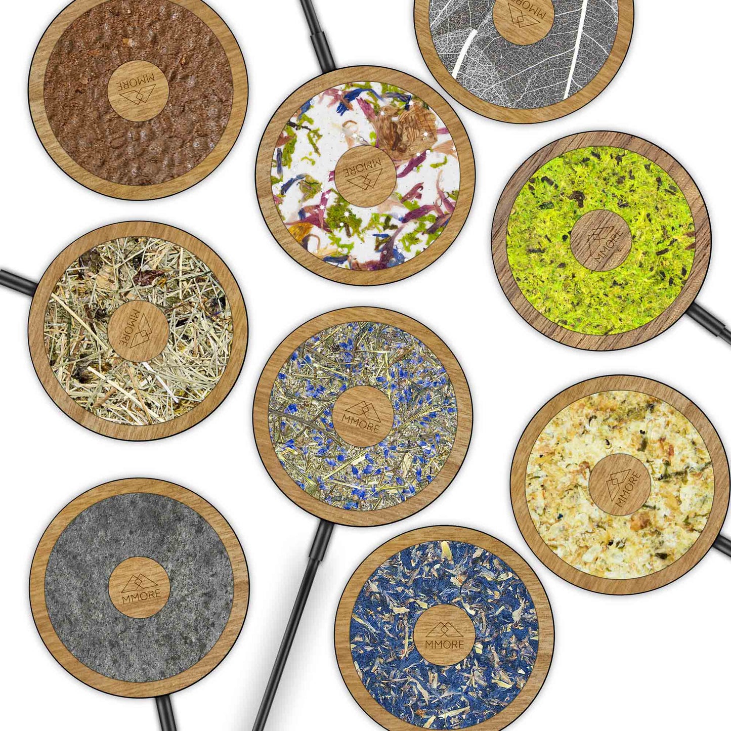 15W Fast Wireless Charger (Organic and Wood Materials)