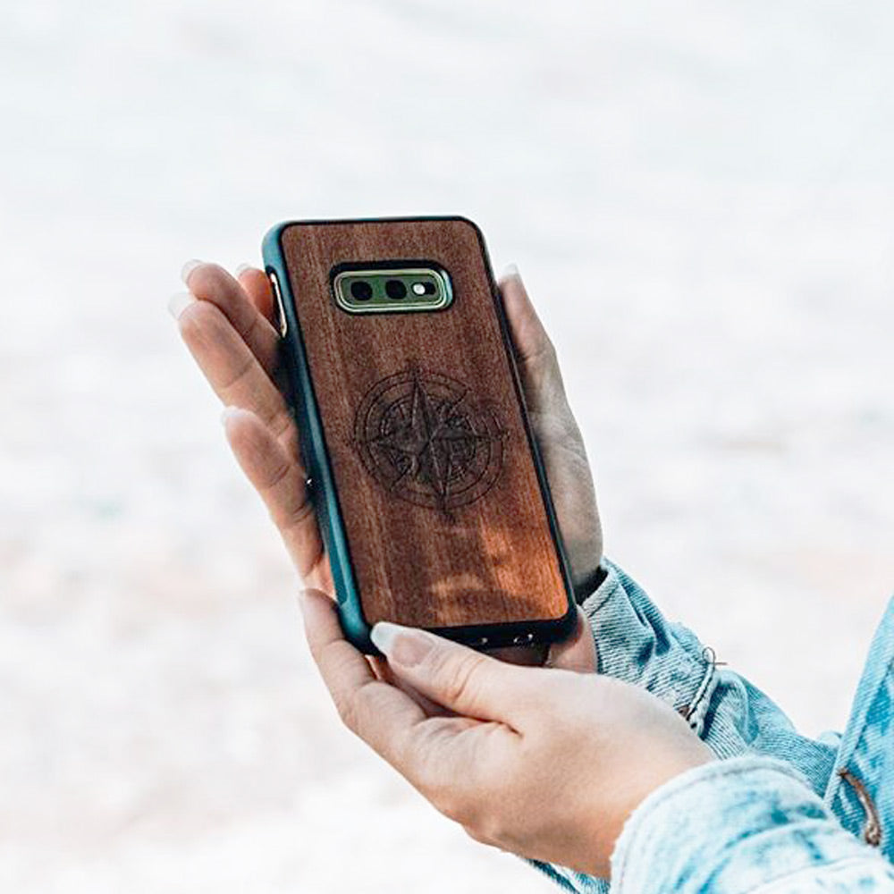 "Compass" Wooden Phone Case