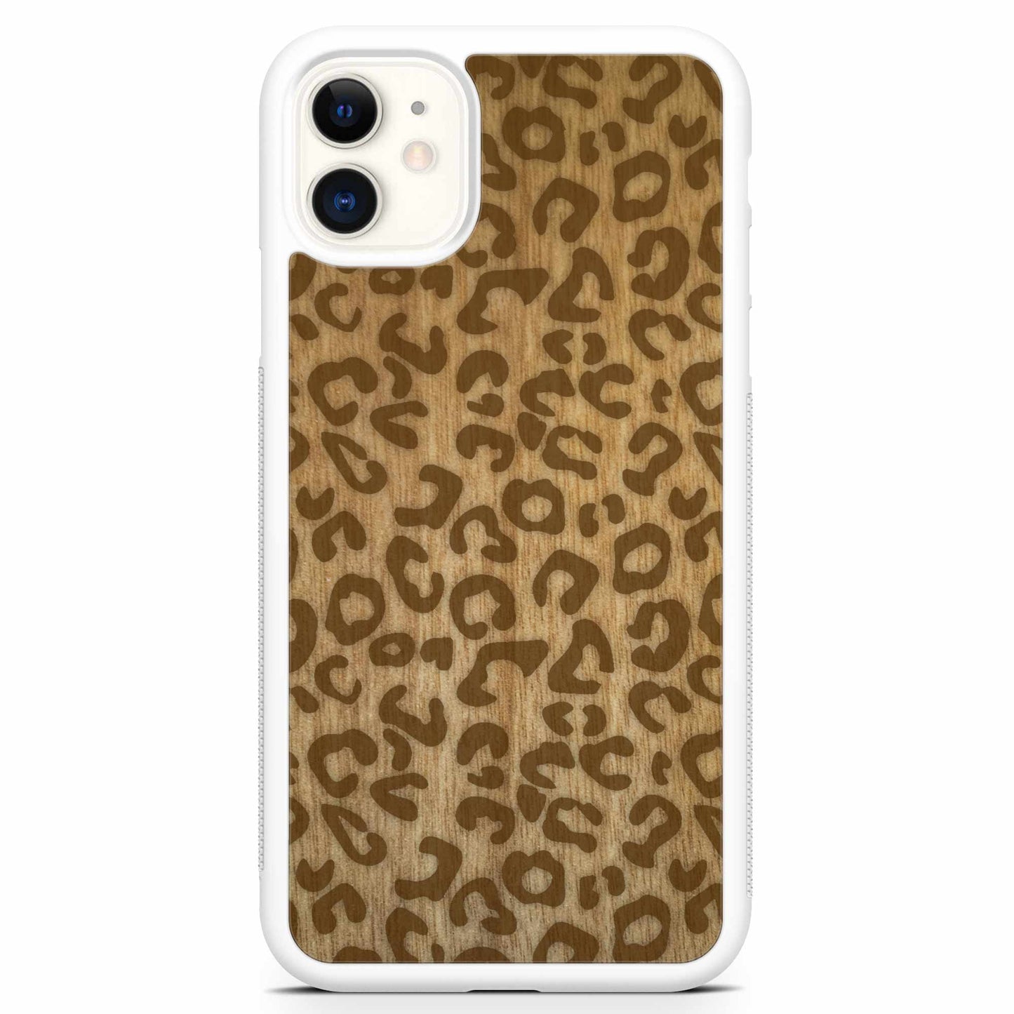 Cheetah Print Wooden Phone Case