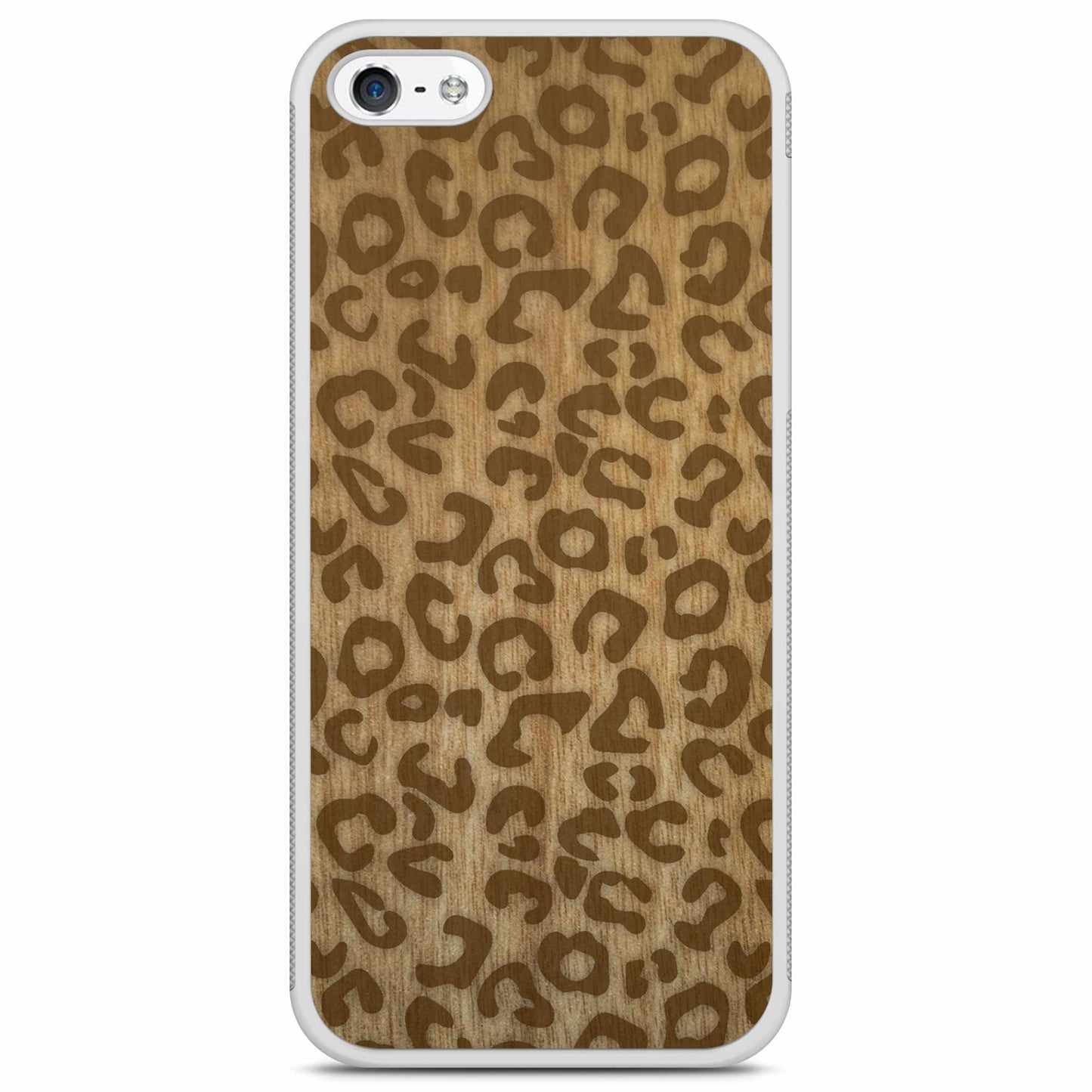Cheetah Print Wooden Phone Case