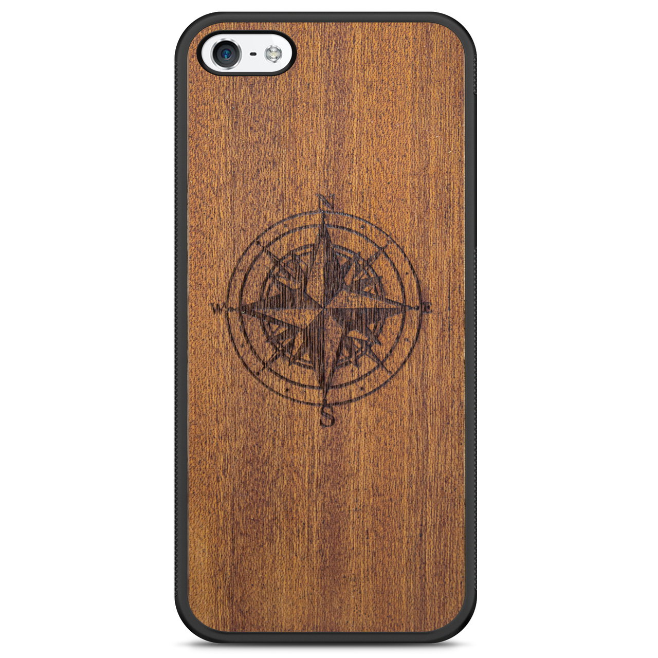 "Compass" Wooden Phone Case