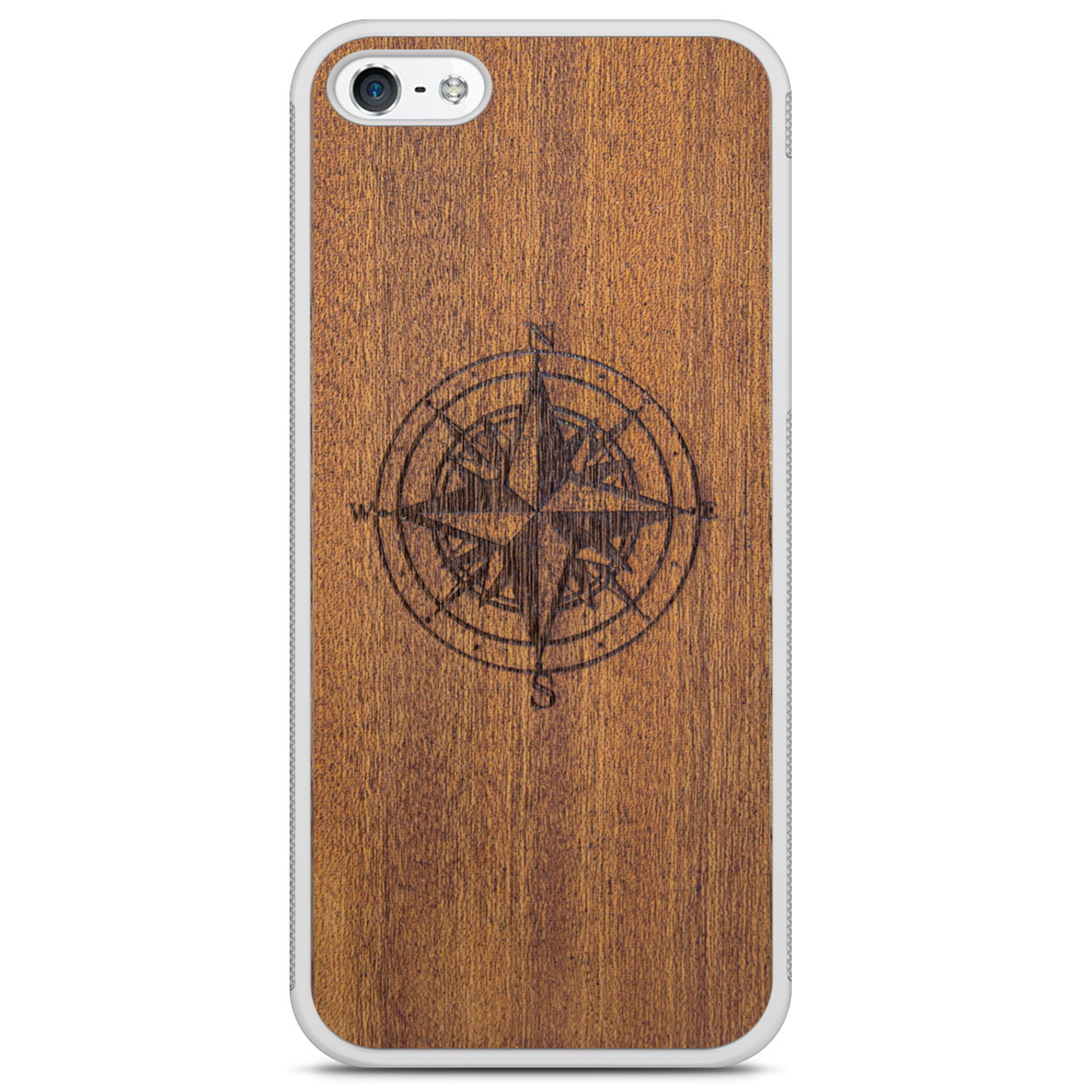 "Compass" Wooden Phone Case