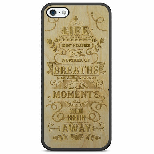 "The Meaning of Life" Wooden Phone Case