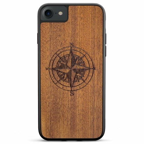 "Compass" Wooden Phone Case