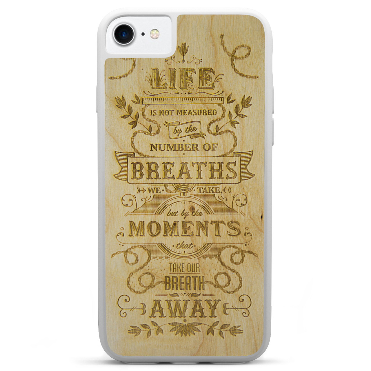 "The Meaning of Life" Wooden Phone Case