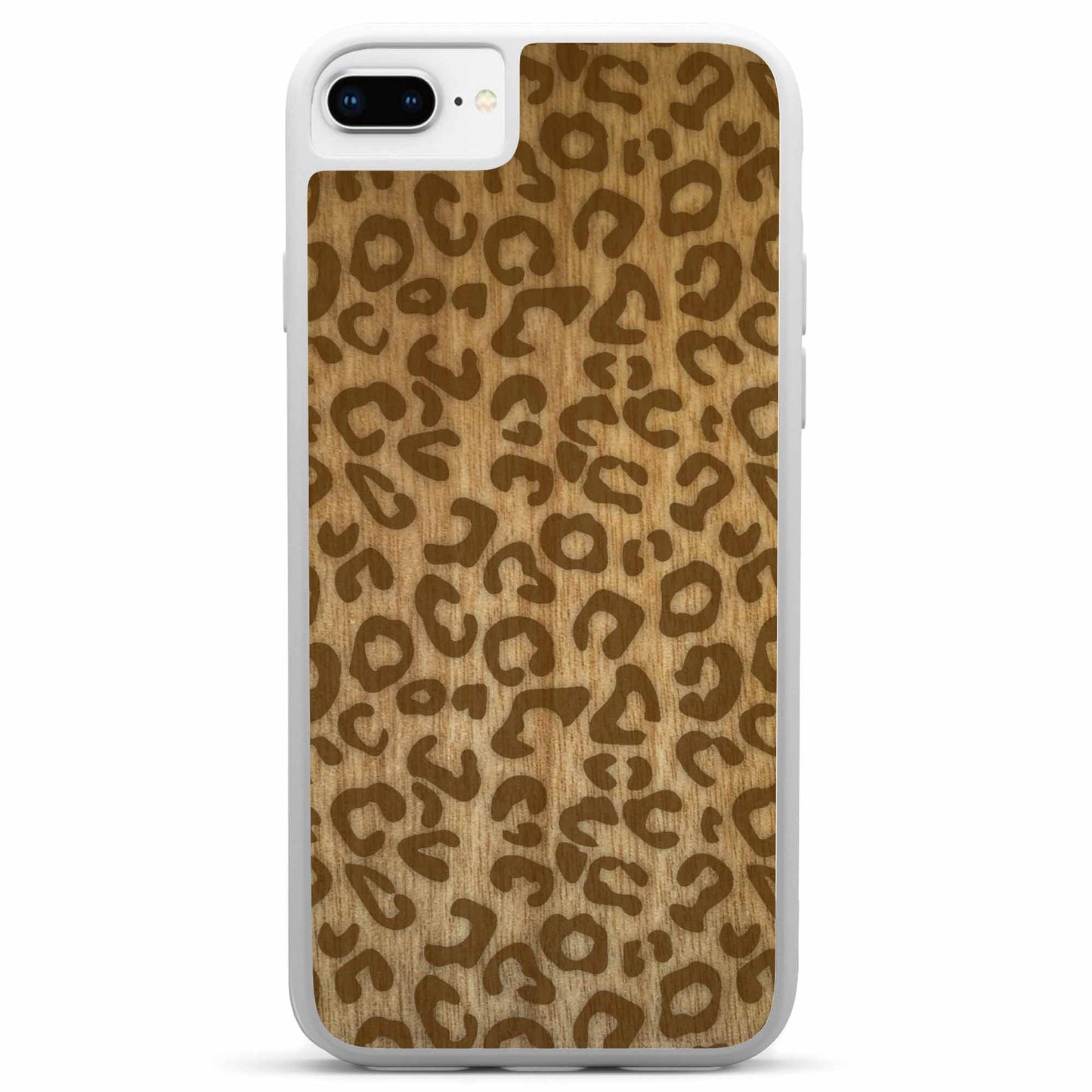 Cheetah Print Wooden Phone Case