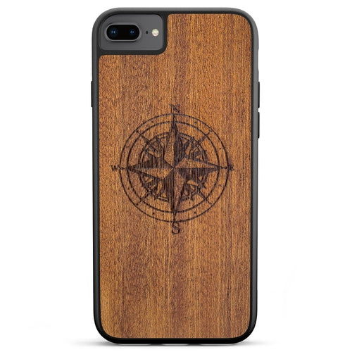 "Compass" Wooden Phone Case