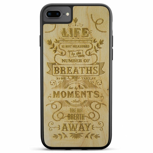 "The Meaning of Life" Wooden Phone Case