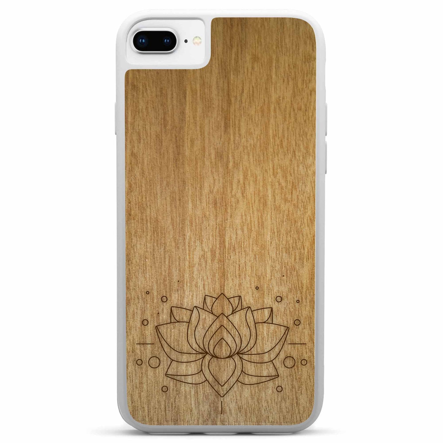"Lotus Flower" Wooden Phone Case